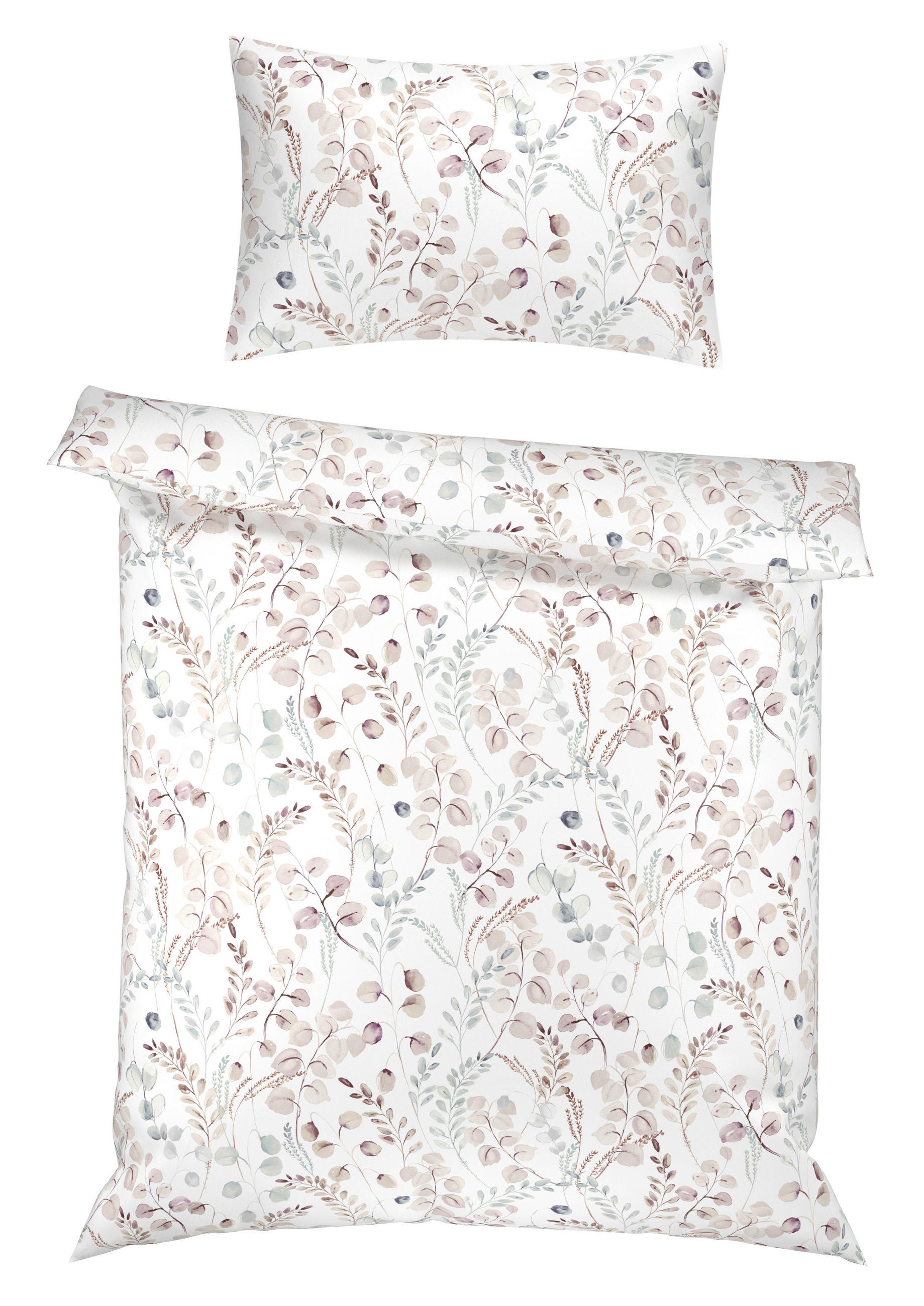 BETTWÄSCHESET Alessia 160/210 cm  50 cm/70 cm  - Creme, Basics, Textil (160/210cm) - Ambiente