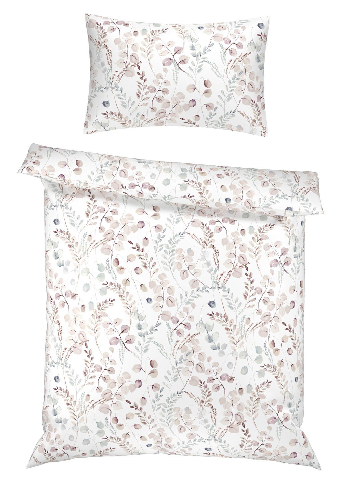 BETTWÄSCHESET Alessia 160/210 cm  50 cm/70 cm  - Creme, Basics, Textil (160/210cm) - Ambiente