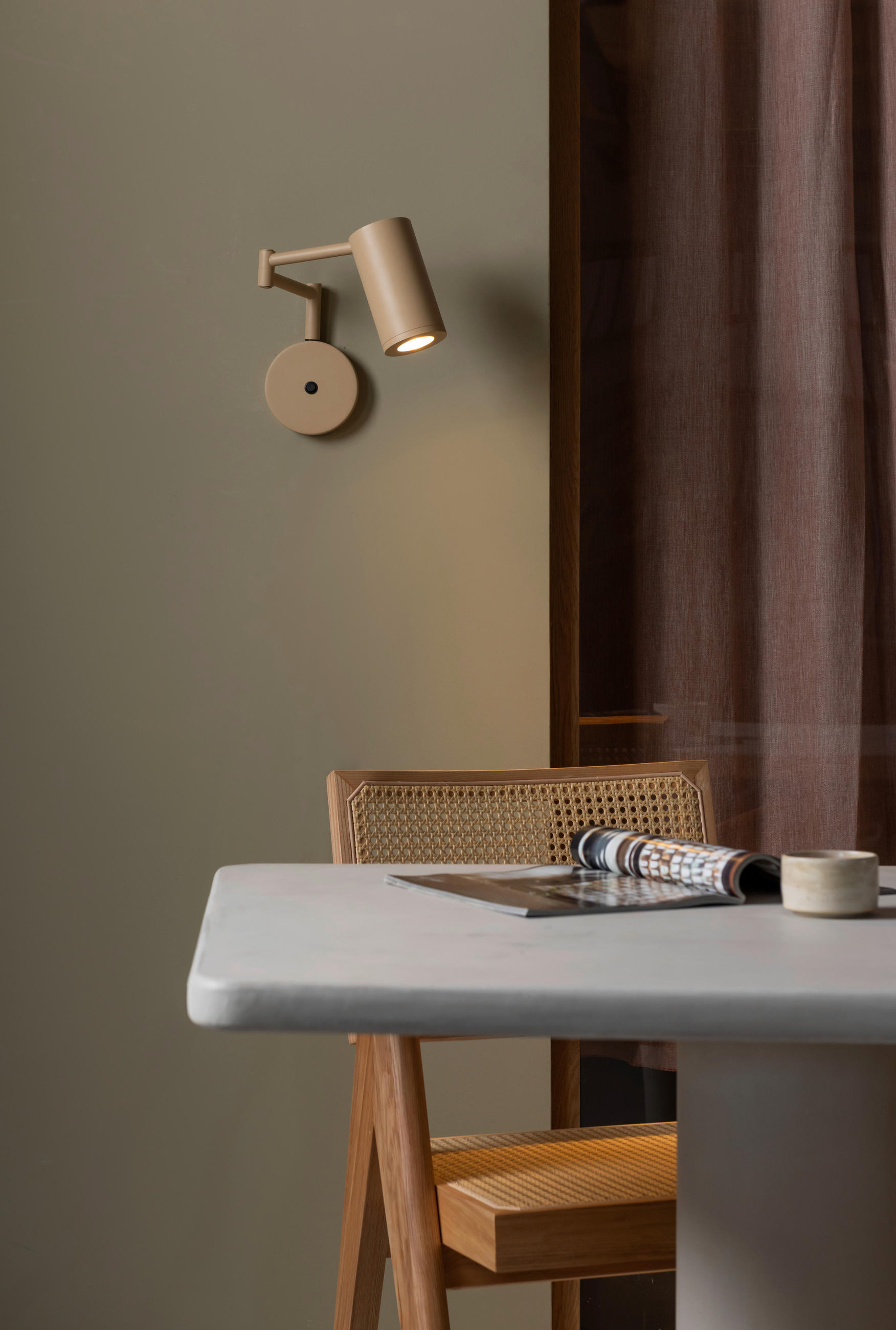 WANDLEUCHTE It's About RoMi 33/27 cm   - Beige, Design, Metall (33/27cm) - It's about Romi