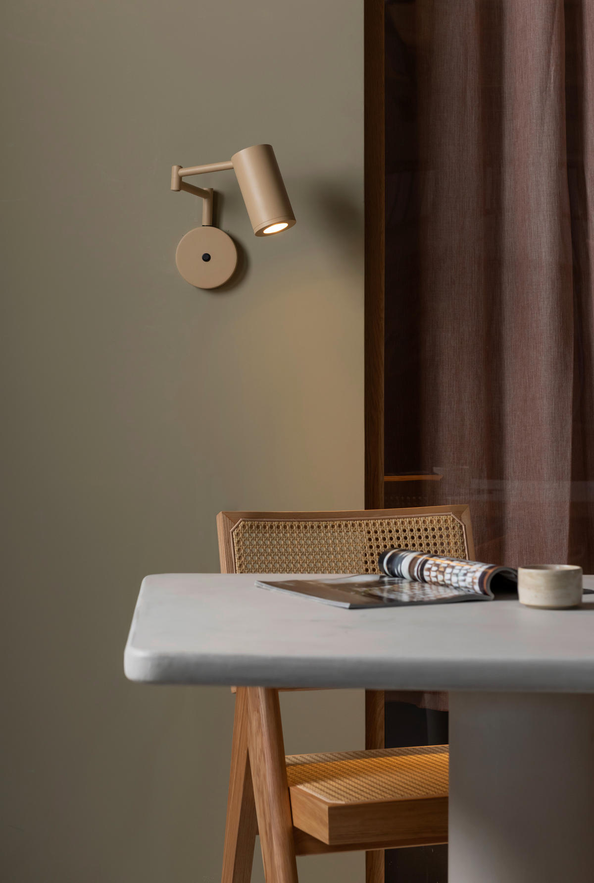 WANDLEUCHTE It's About RoMi 33/27 cm   - Beige, Design, Metall (33/27cm) - It's about Romi