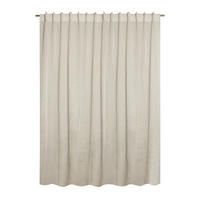 FERTIGVORHANG transparent  - Greige, Basics, Textil (140/240cm)