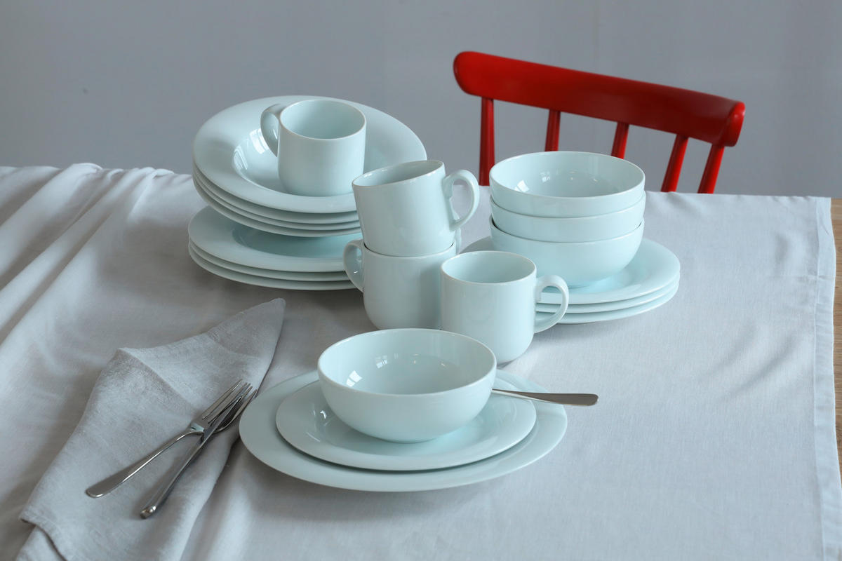KOMBISERVICE Weiß Casina 20-teilig 4 Personen  - Weiß, Basics, Keramik (32/42/31cm) - Rosenthal