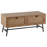 LOWBOARD  in 100/45/40 cm  - Eichefarben/Schwarz, Design, Holzwerkstoff/Metall (100/45/40cm) - MID.YOU