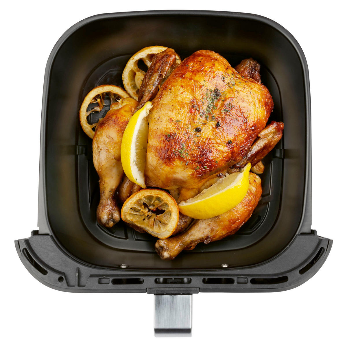 HEIßLUFTFRITTEUSE 8 L  - Edelstahlfarben, Basics, Kunststoff/Metall (29,4/35,9/39,9cm) - Bomann