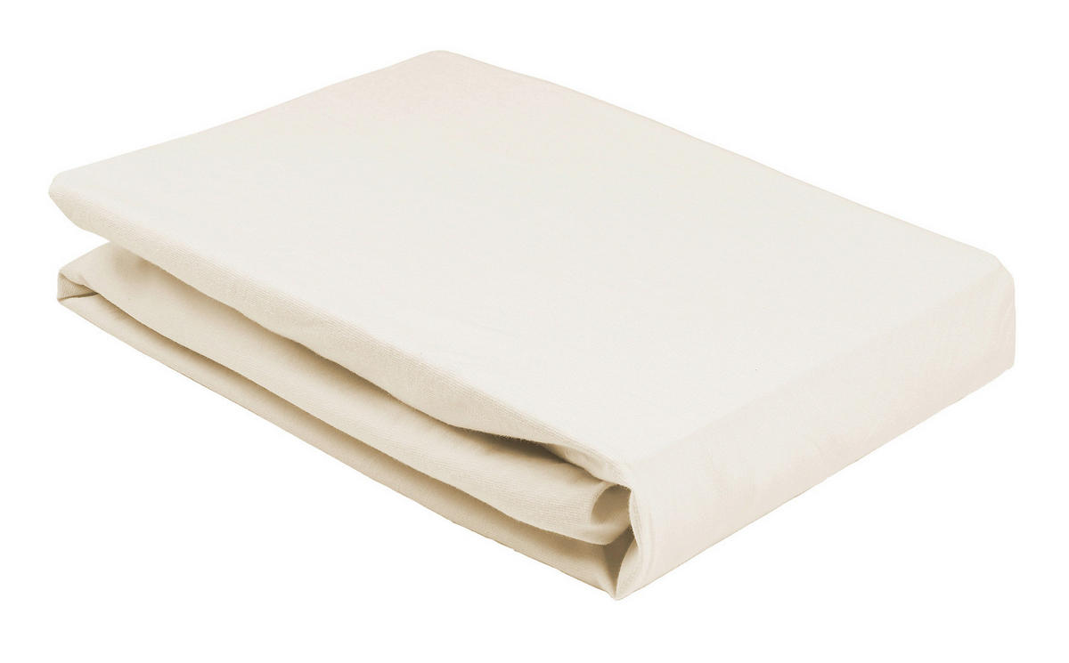 ELASTICKÉ PROSTĚRADLO, žerzej, šampaňská, 140/200 cm - šampaňská, Basics, textil (140/200cm) - Joop!