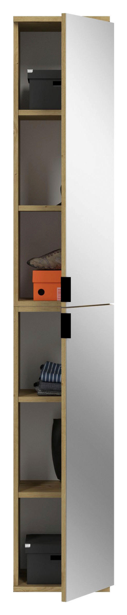 GARDEROBENSCHRANK 91/193/34 cm  - KONVENTIONELL, Glas/Holzwerkstoff (91/193/34cm) - MID.YOU