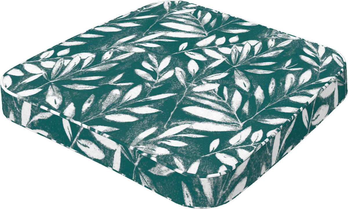 OUTDOORPOUF in  Uni  - Hellgrau, Basics, Textil (45/45cm)