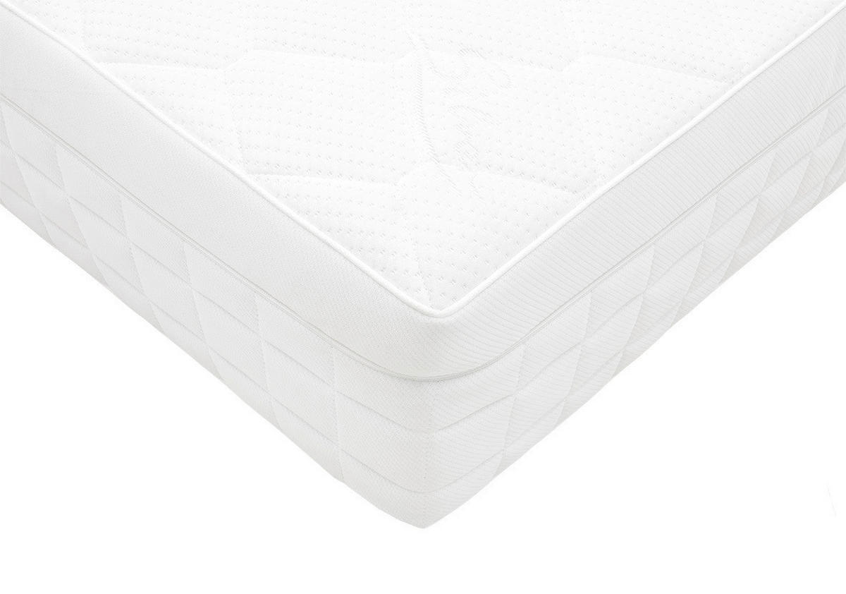 BOXSPRINGMATRATZE PURE H3, 120/200 cm, Höhe ca.:  - Weiß, Basics, Textil (120/200cm) - Livetastic