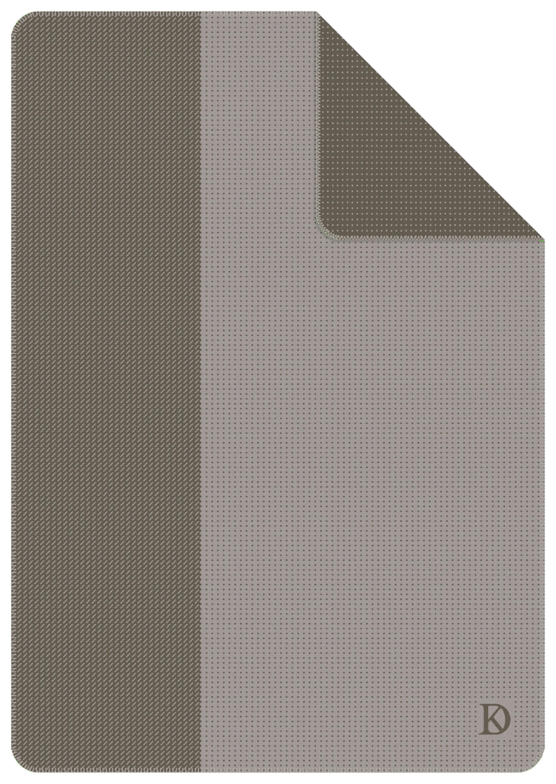 DECKE SKADI 150/200 cm  - Grau, Basics, Textil (150/200cm) - Dieter Knoll