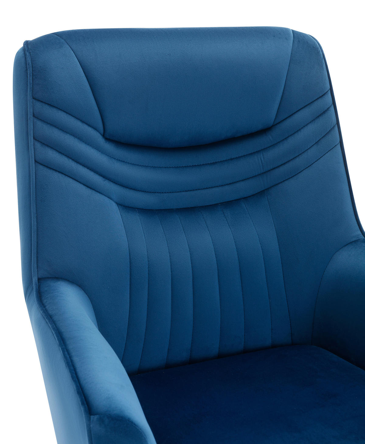 FOTEL - fekete/kék, Design, textil/fém (74/99/74cm) - Livetastic
