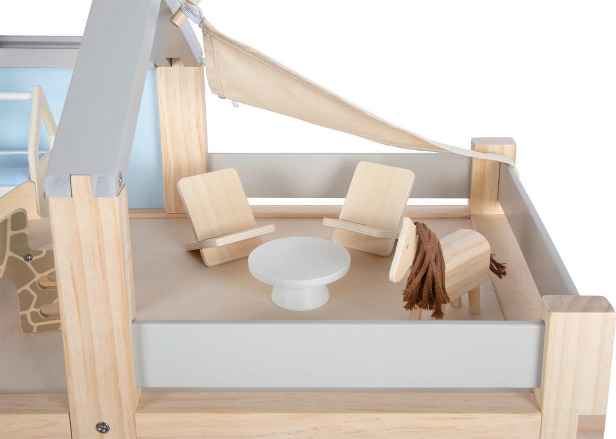 PUPPENHAUS - Multicolor, Basics, Holz (67/67/30cm) - small foot