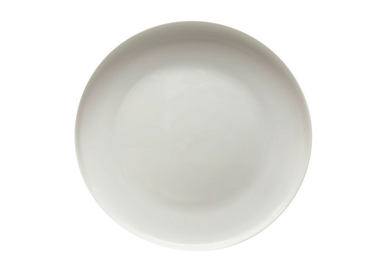 SPEISETELLER Vola  28 cm   - Weiß, Design, Keramik (28cm) - Novel