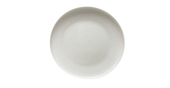 SPEISETELLER Vola  28 cm   - Weiß, Design, Keramik (28cm) - Novel