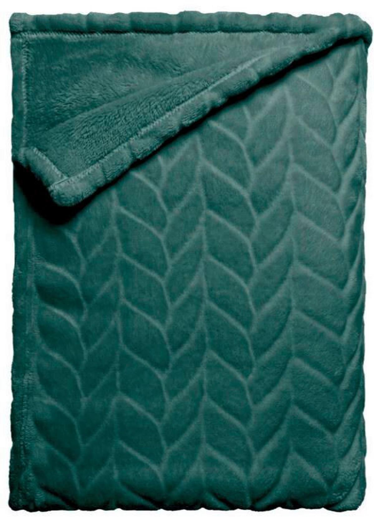 TAKARÓ 150/200 cm  - sötétzöld, Basics, textil (150/200cm) - Novel
