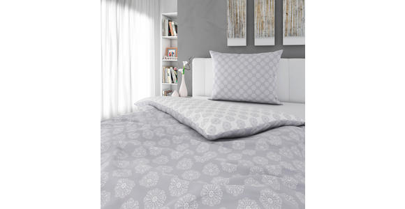 WENDEBETTWÄSCHE 140/220 cm - Grau, KONVENTIONELL, Textil (140/220cm) - Esposa