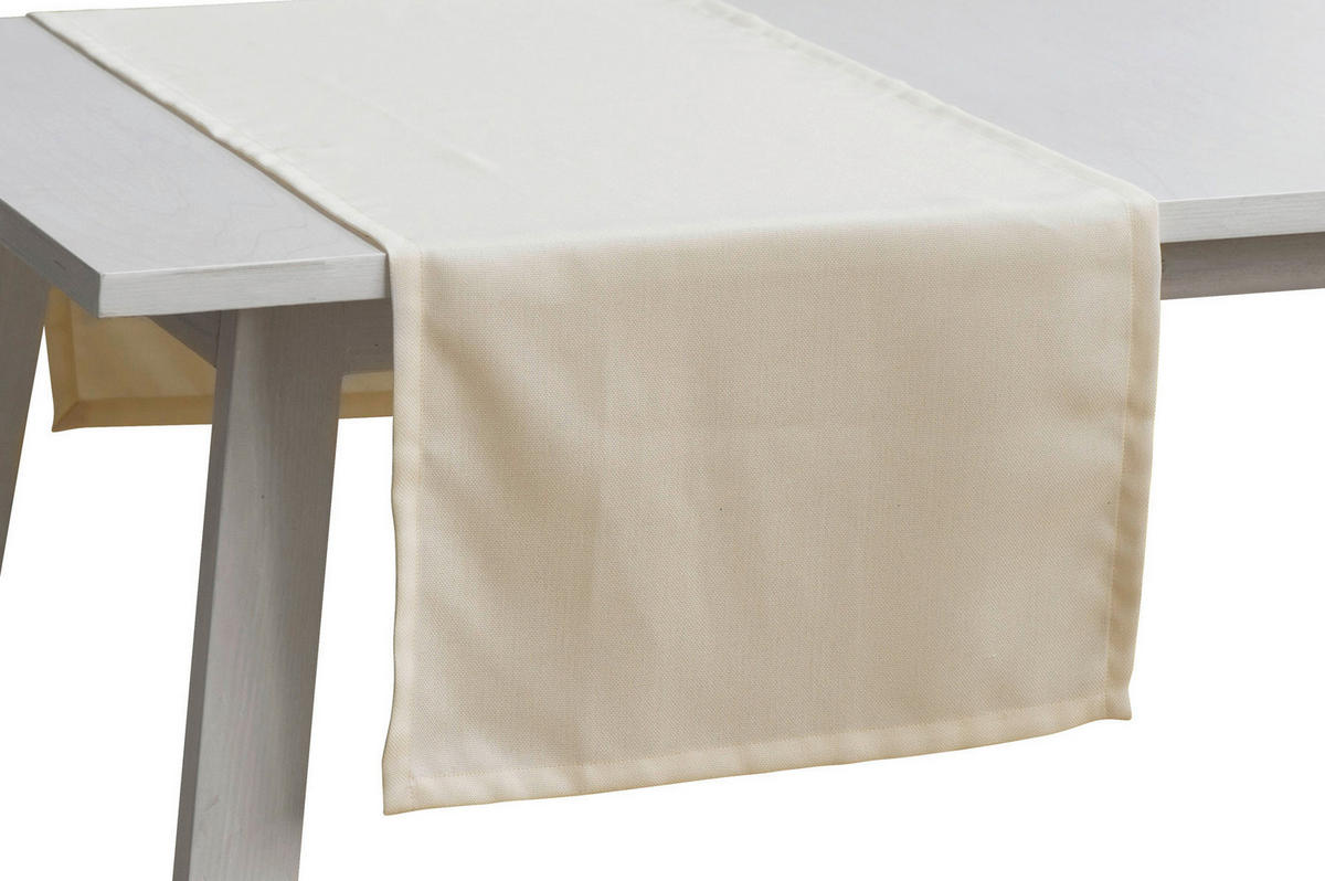 TISCHLÄUFER Textil Creme 50/150 cm  - Creme, Basics, Textil (50/150cm) - Pichler