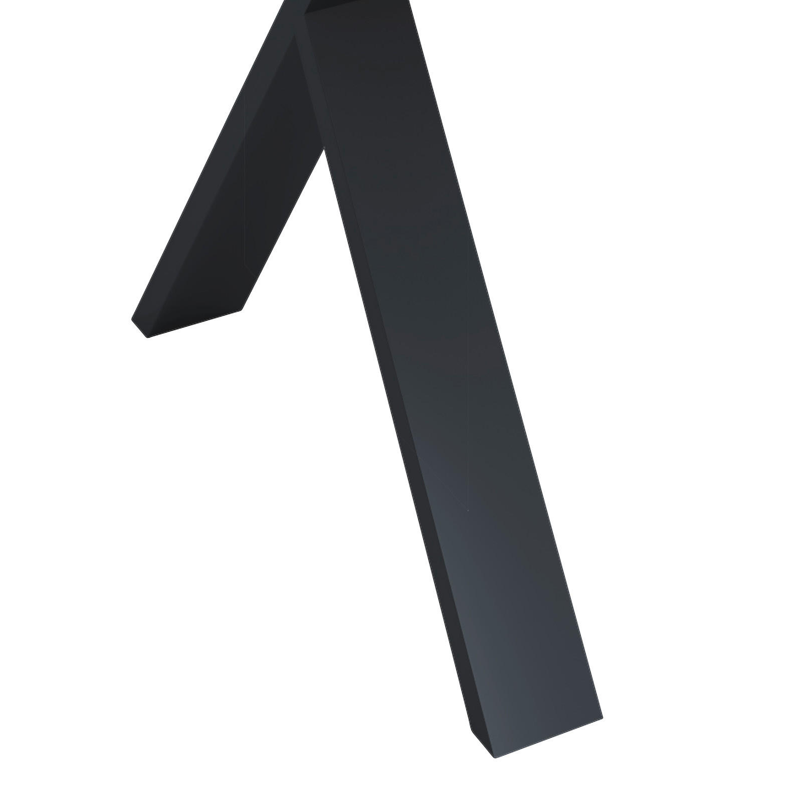 SCHREIBTISCH 110/80/76 cm  in Schwarz, Weiß  - Schwarz/Weiß, MODERN, Holzwerkstoff/Metall (110/80/76cm) - MID.YOU