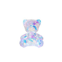 LED-DEKOLEUCHTE Bear 32/28,5/40 cm   - Transparent, LIFESTYLE, Kunststoff (32/28,5/40cm) - Novel