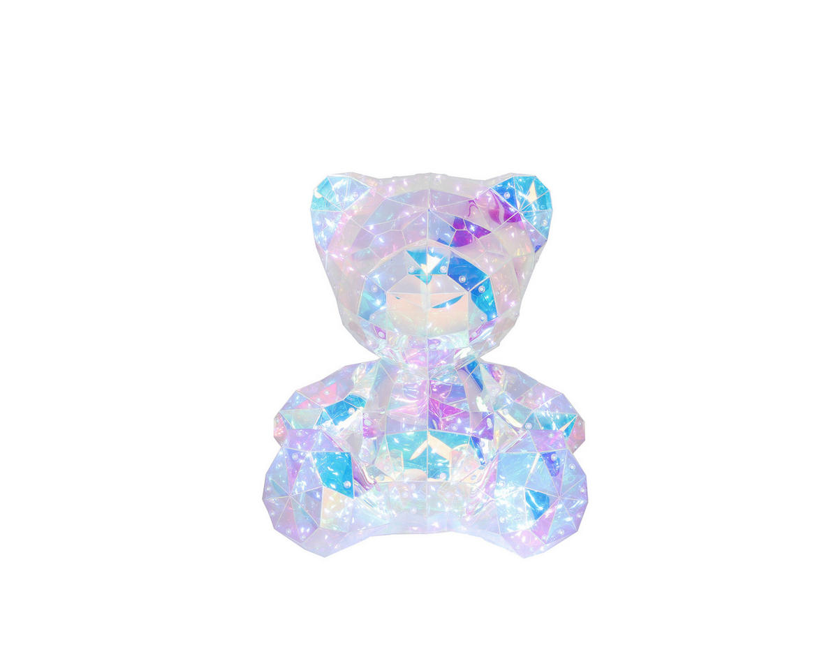 LED-DEKOLEUCHTE Bear 32/28,5/40 cm   - Transparent, LIFESTYLE, Kunststoff (32/28,5/40cm) - Novel