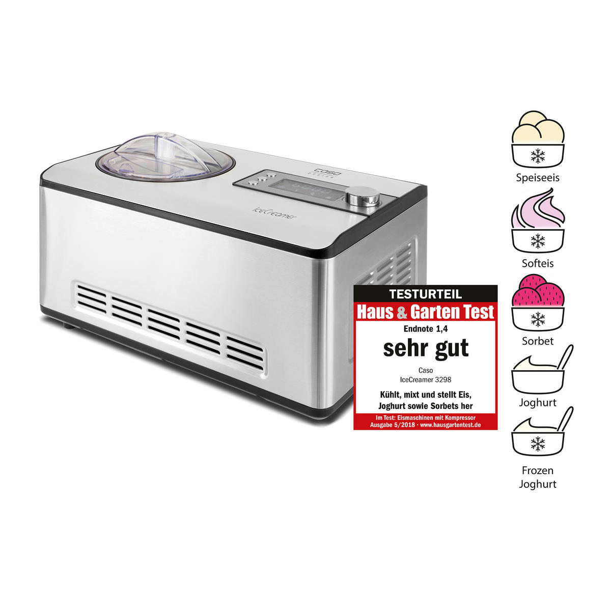 EISMASCHINE  - Basics (43/28/28,5cm) - CASO Design