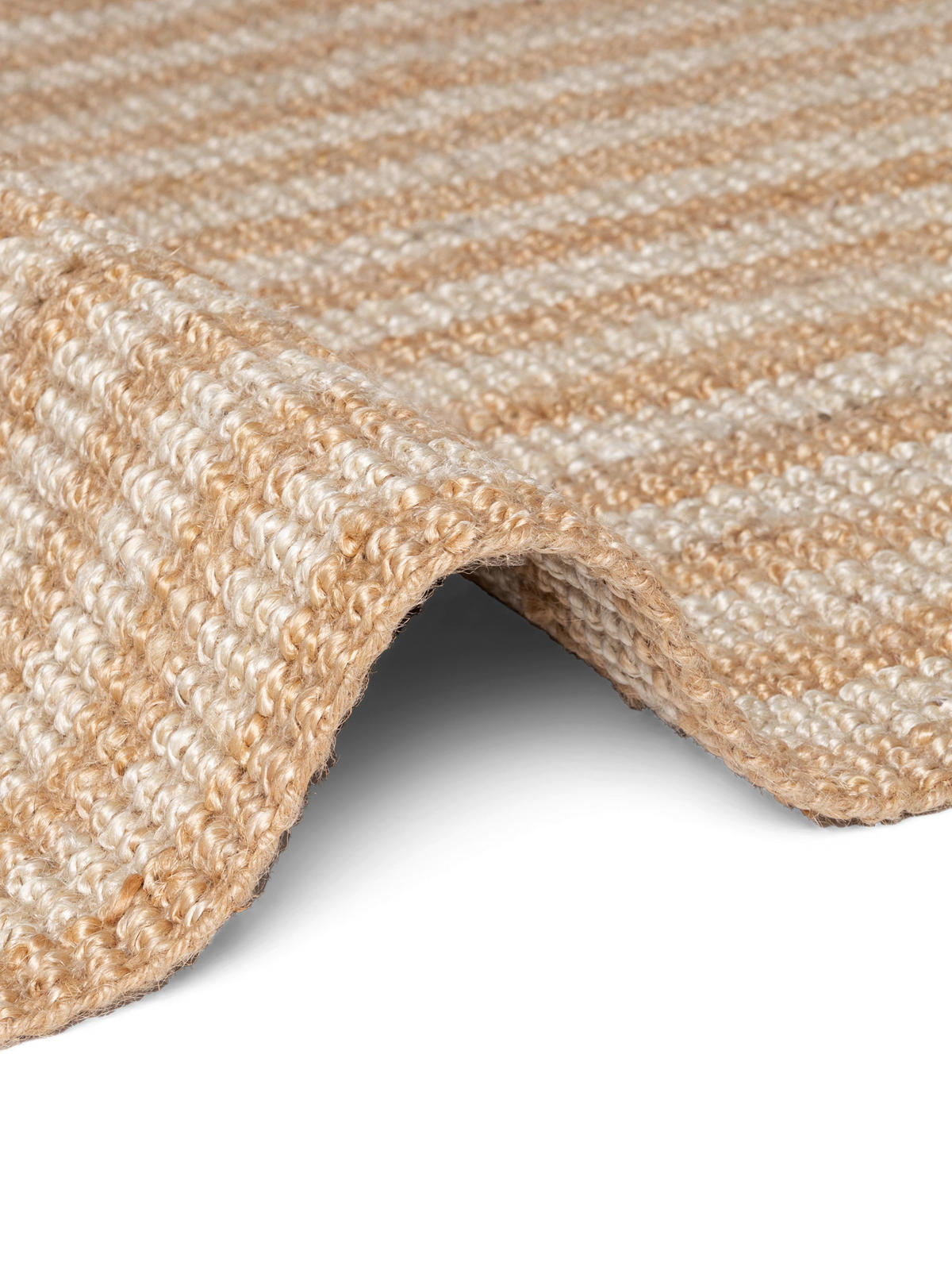 JUTETEPPICH 160/230 cm Harvest Creme, Goldfarben  - Goldfarben/Creme, Design, Textil (160/230cm) - Elle Decoration