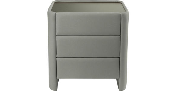 BOXSPRINGBETT 180/200 cm  in Hellgrau  - Hellgrau/Schwarz, Design, Textil/Metall (180/200cm) - Johann Jakob