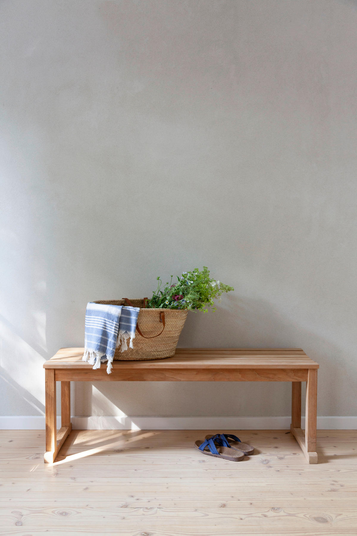 SITZBANK in Holz Teakfarben  - Teakfarben, KONVENTIONELL, Holz (150/43/40cm) - MID.YOU