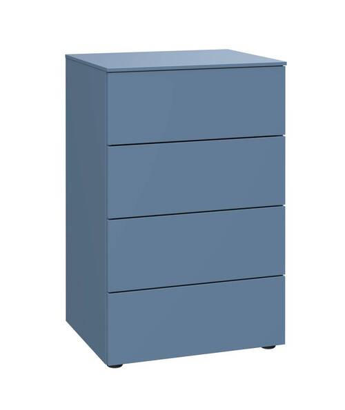 KOMMODE 50/79/41 cm  in Blau  - Blau/Schwarz, Design, Holzwerkstoff/Kunststoff (50/79/41cm) - Xora