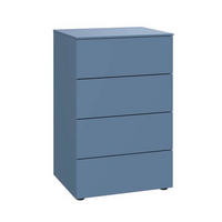 KOMMODE Primolar Garda  in 50/79/41 cm  - Blau/Schwarz, Design, Holzwerkstoff/Kunststoff (50/79/41cm) - Xora