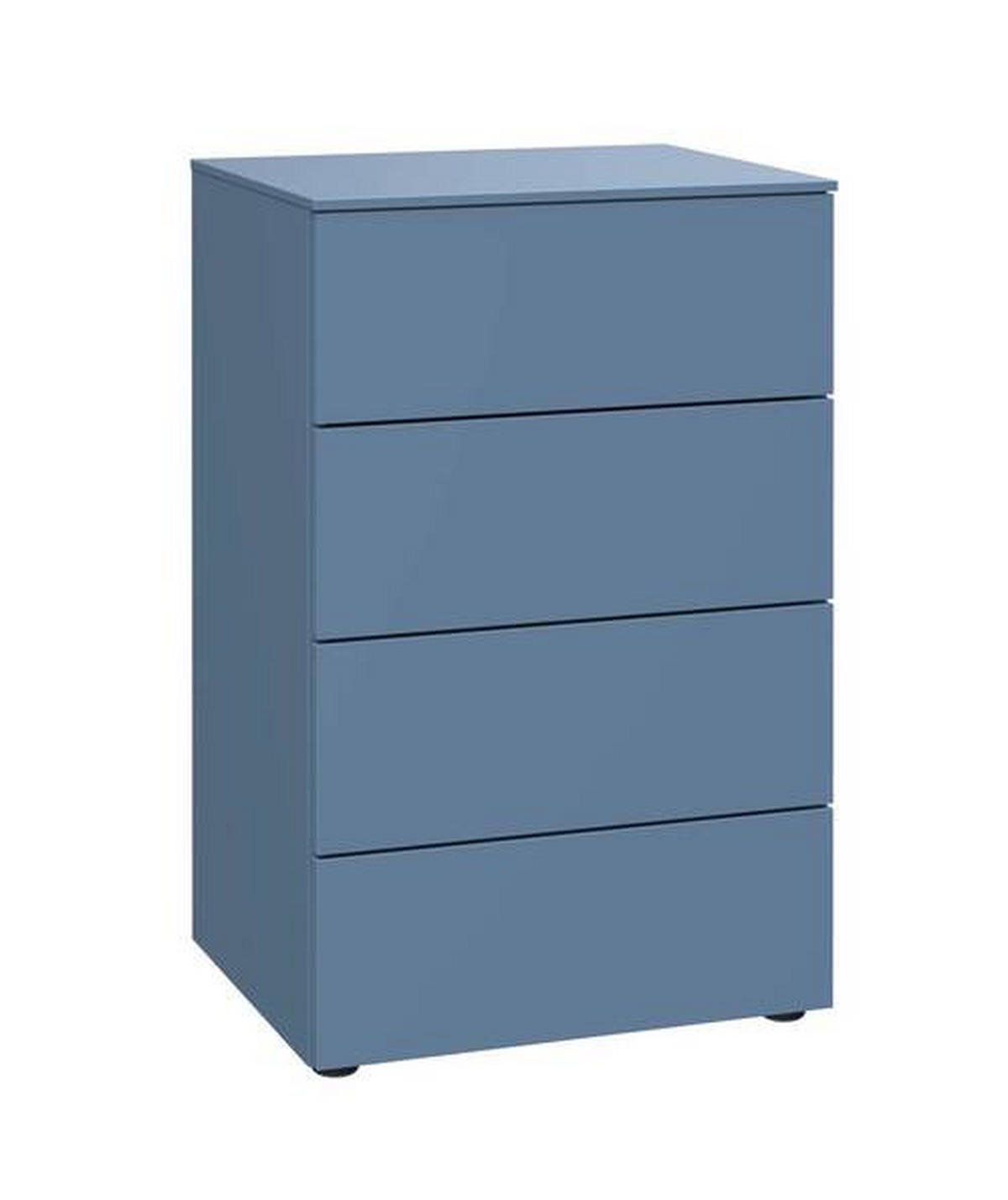 KOMMODE Primolar Garda  in 50/79/41 cm  - Blau/Schwarz, Design, Holzwerkstoff/Kunststoff (50/79/41cm) - Xora
