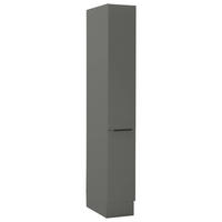 DULAP DE VASE 30/211/57 cm   - grafit/negru, Basics, metal/material pe bază de lemn (30/211/57cm) - Xora