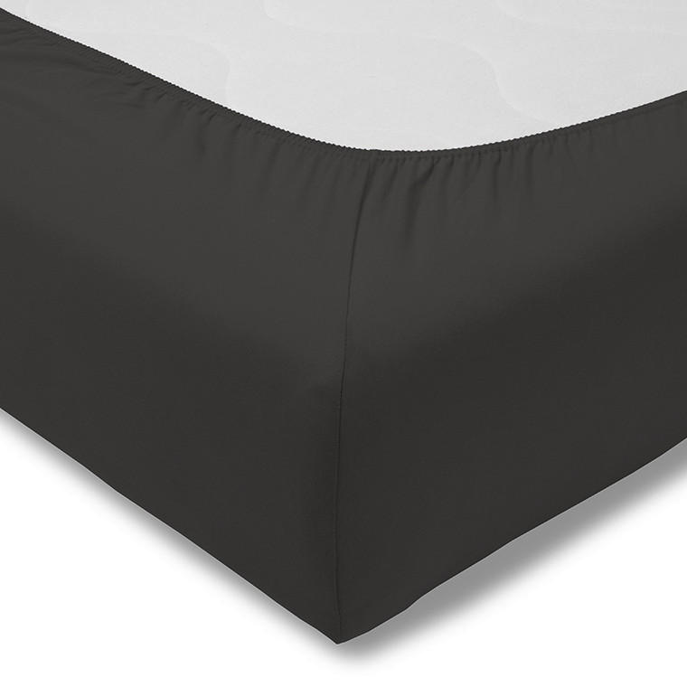 SPANNBETTTUCH Exquisit Single-Jersey  - Schieferfarben, Basics, Textil (100/200cm) - Estella