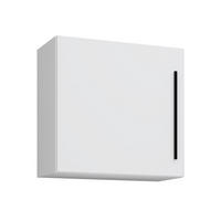 HÄNGEELEMENT in Weiss   - Weiss/Schwarz, Modern, Holzwerkstoff/Metall (50/50/30cm) - MID.YOU