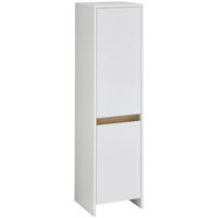 MIDISCHRANK 32,6/125,1/32,2 cm  - Eichefarben/Weiß, KONVENTIONELL, Holzwerkstoff (32,6/125,1/32,2cm) - Xora