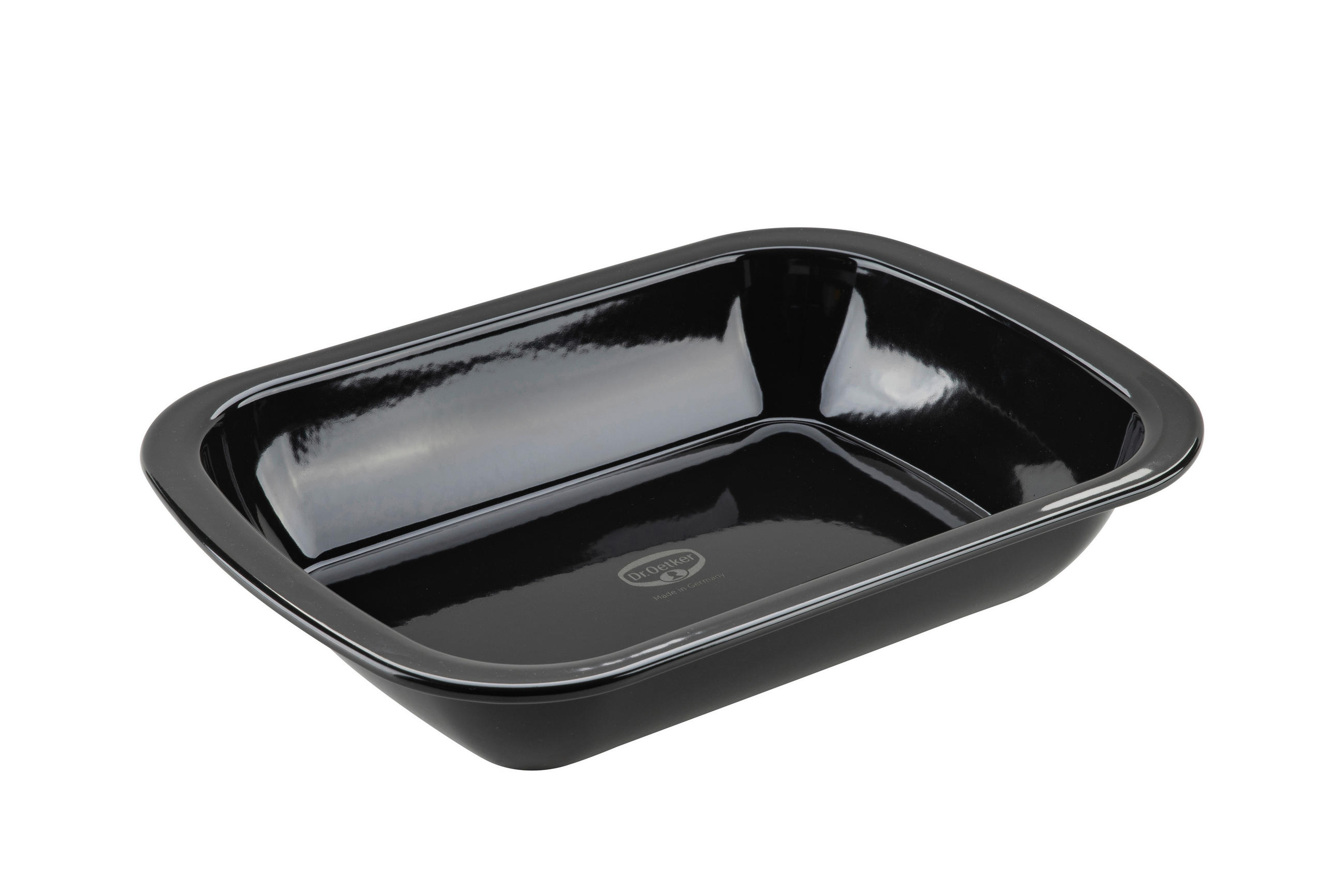 AUFLAUFFORM Metall  - Schwarz, KONVENTIONELL, Metall (34/6/25cm) - Dr.Oetker