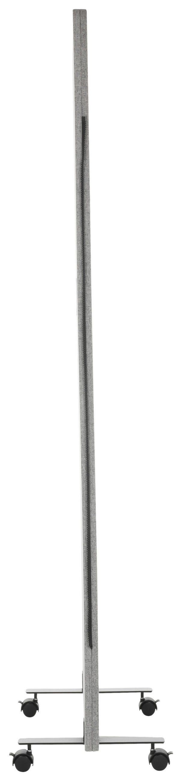 TRENNWAND  in Hellgrau, Klar  - Klar/Hellgrau, Basics, Kunststoff/Textil (60/177/3cm) - MID.YOU