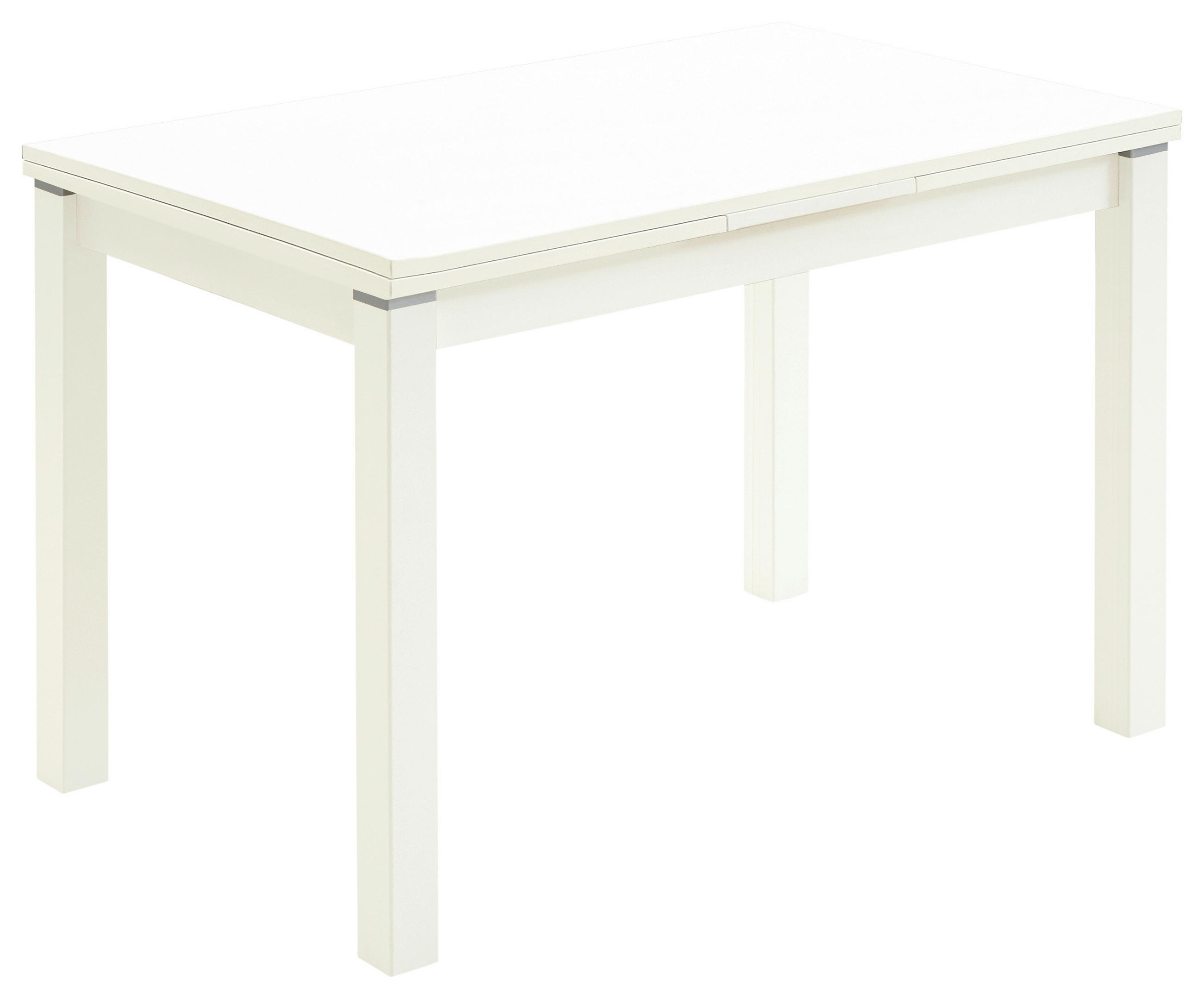 ESSTISCH Weiß rechteckig  ausziehbar, Variantenauswahl  - Weiß, KONVENTIONELL, Holzwerkstoff (110-170/70/76cm) - Valdera