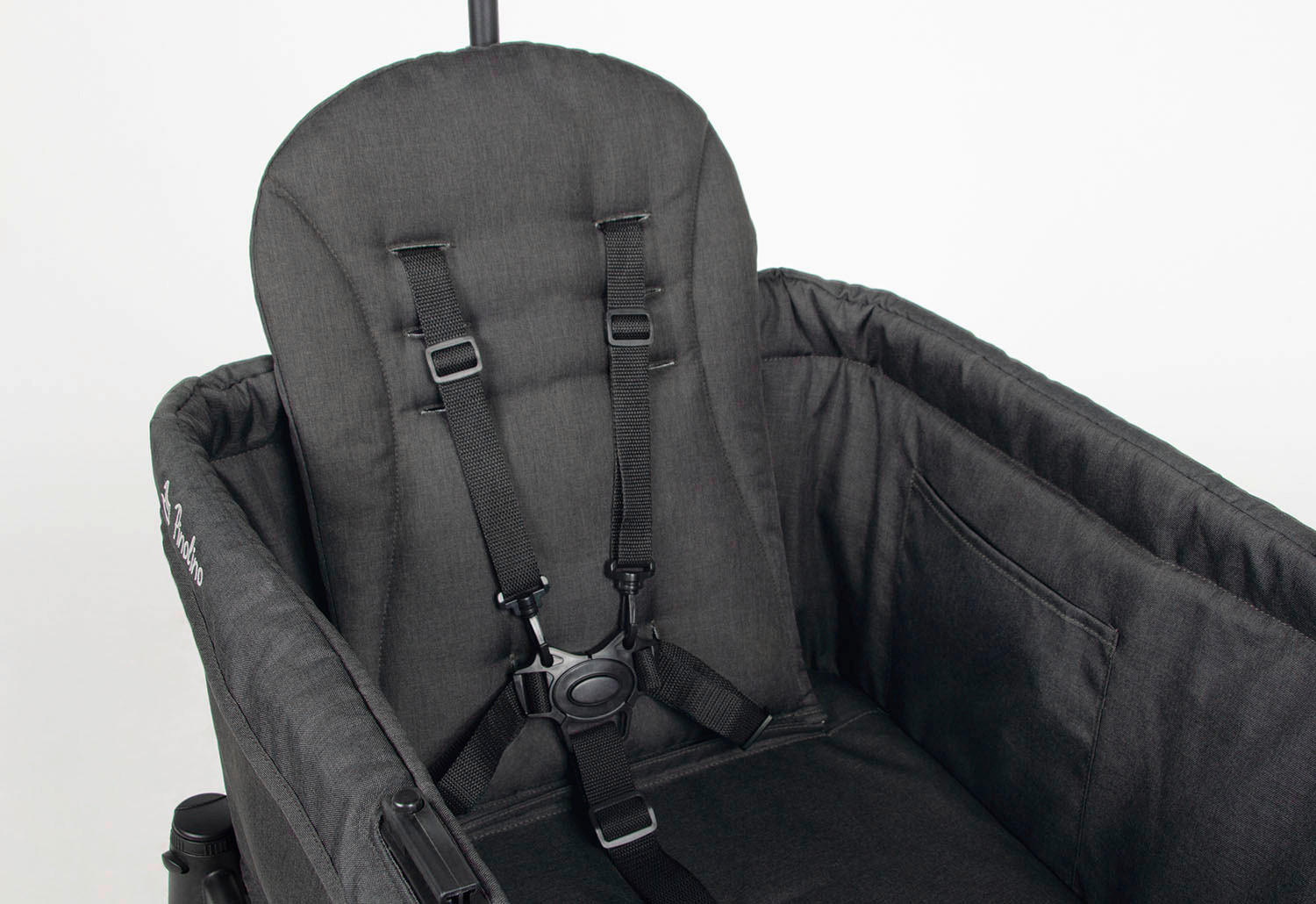 BOLLERWAGENAUSSTATTUNG Cruiser  - Anthrazit, Basics, Textil (32/48/3cm) - Pinolino