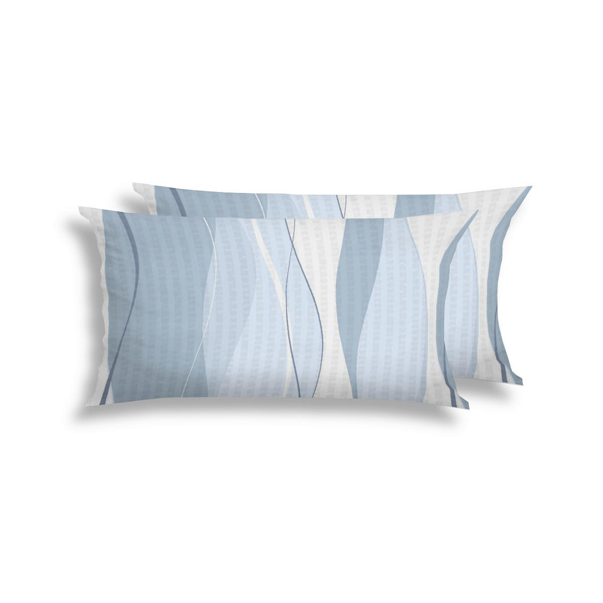 KOPFPOLSTERBEZUG 40/80 cm  - Blau, Design, Textil (40/80cm) - Florella