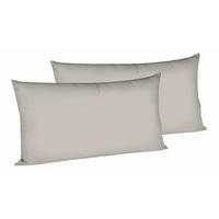 KOPFKISSENBEZUG 40/80 cm  - Grau, Basics, Textil (40/80cm) - Fleuresse