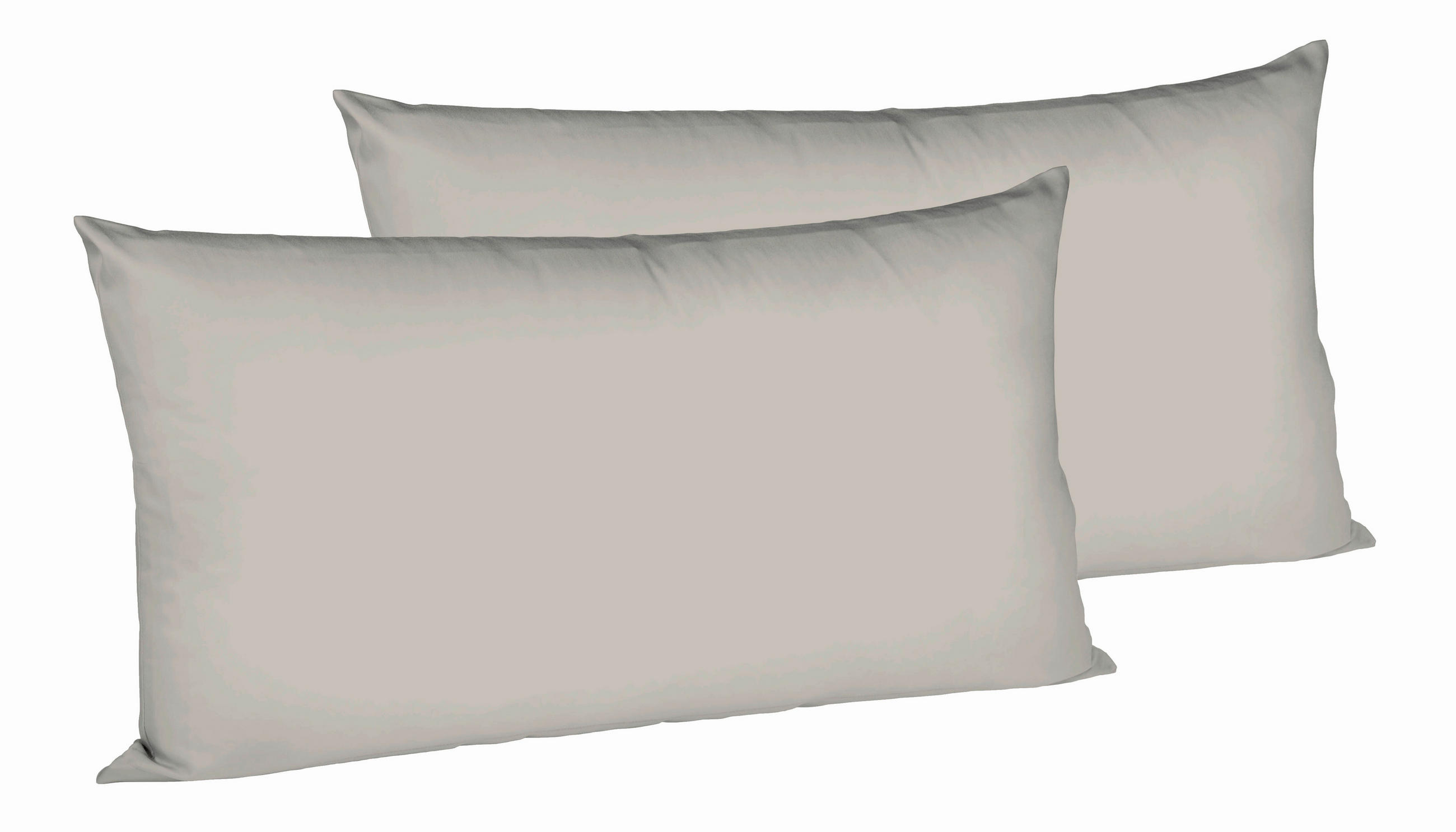 Fleuresse Kopfkissenbezug Grau 40x80 cm