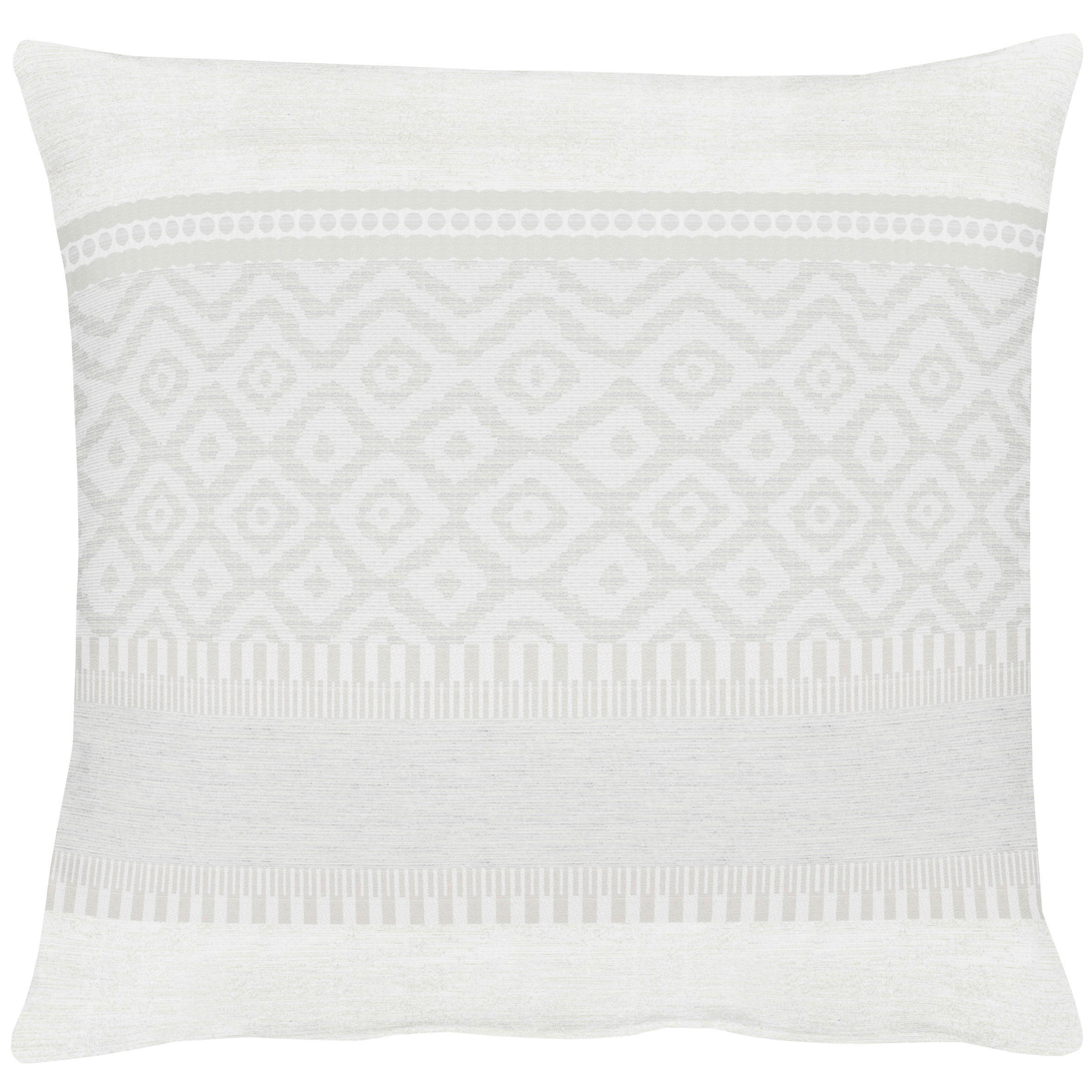 KISSENHÜLLE 49/49 cm  - Weiß, Design, Textil (49/49cm) - Apelt