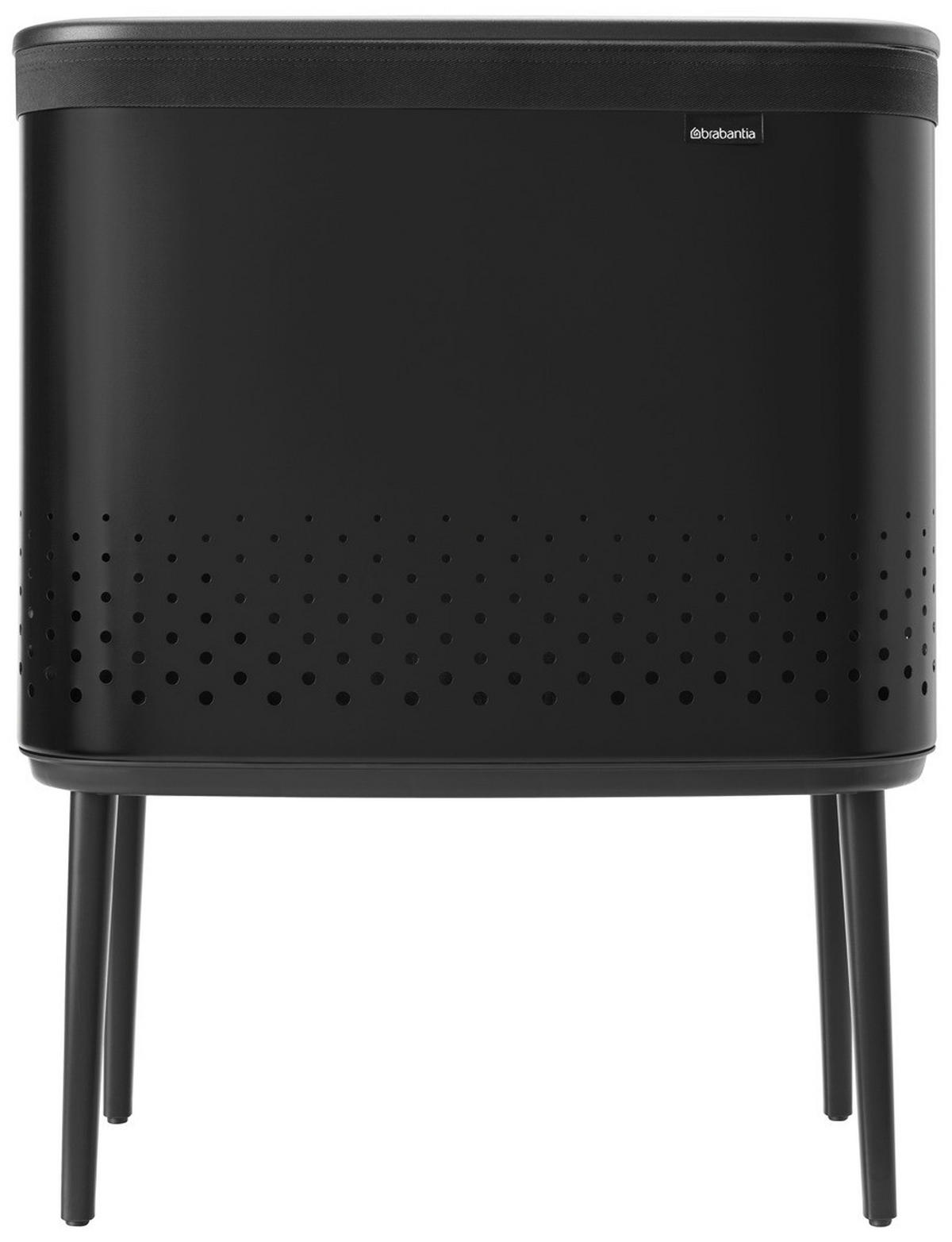 WÄSCHETONNE - Schwarz, Basics, Metall (54/67/32cm) - Brabantia