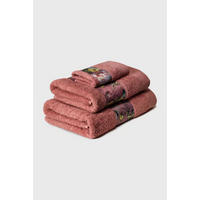 SADA FROTÉ UTERÁKOV, tmavoružová - tmavoružová, Konventionell, textil - Essenza