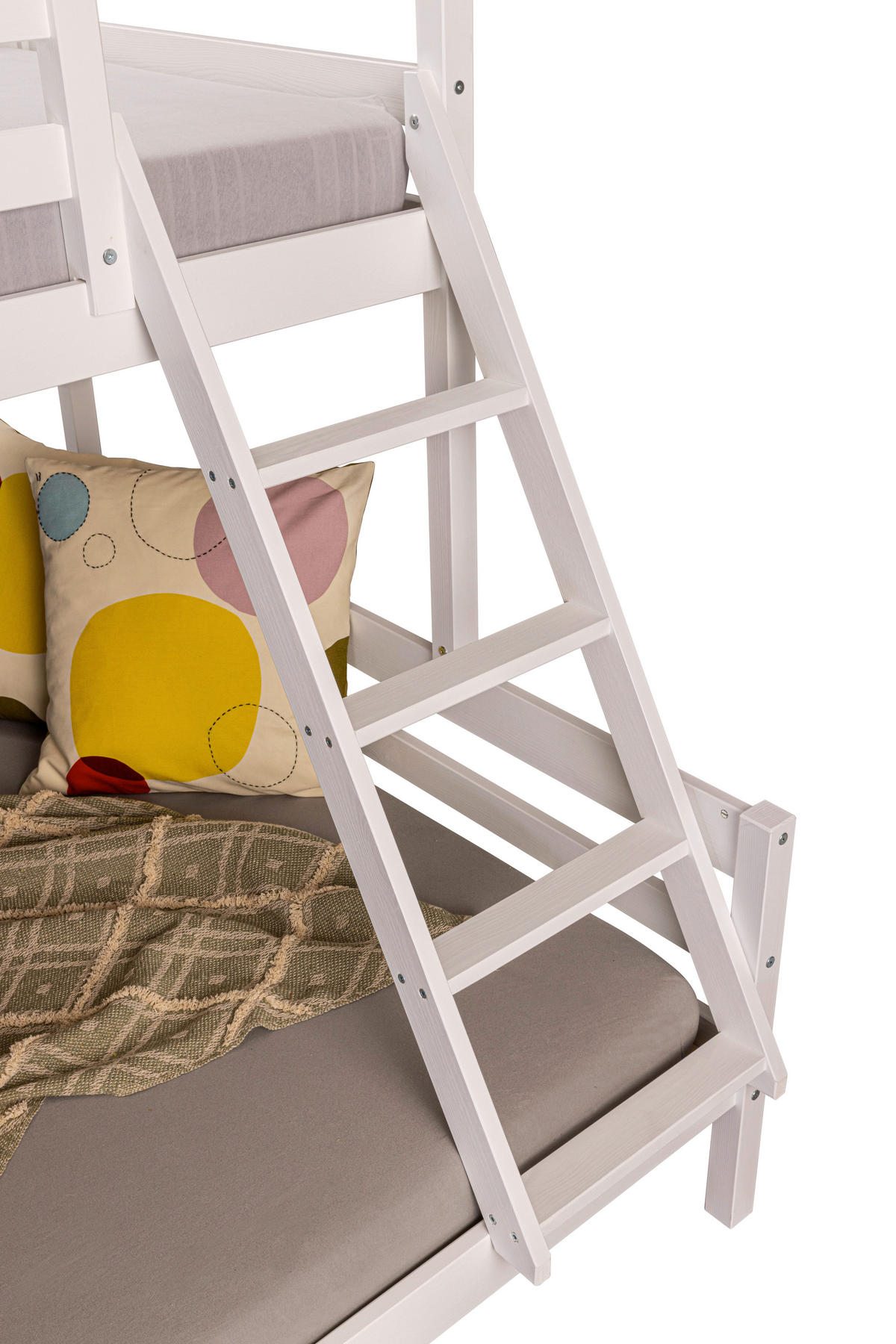 ETAGENBETT 90-140/200 cm Weiß  - Naturfarben/Weiß, MODERN, Holz (90-140/200cm) - MID.YOU