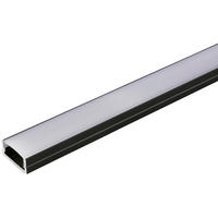 KOLEJNICOVÁ KRYTKA - černá, Basics, kov/plast (200/2,3/1,3cm)