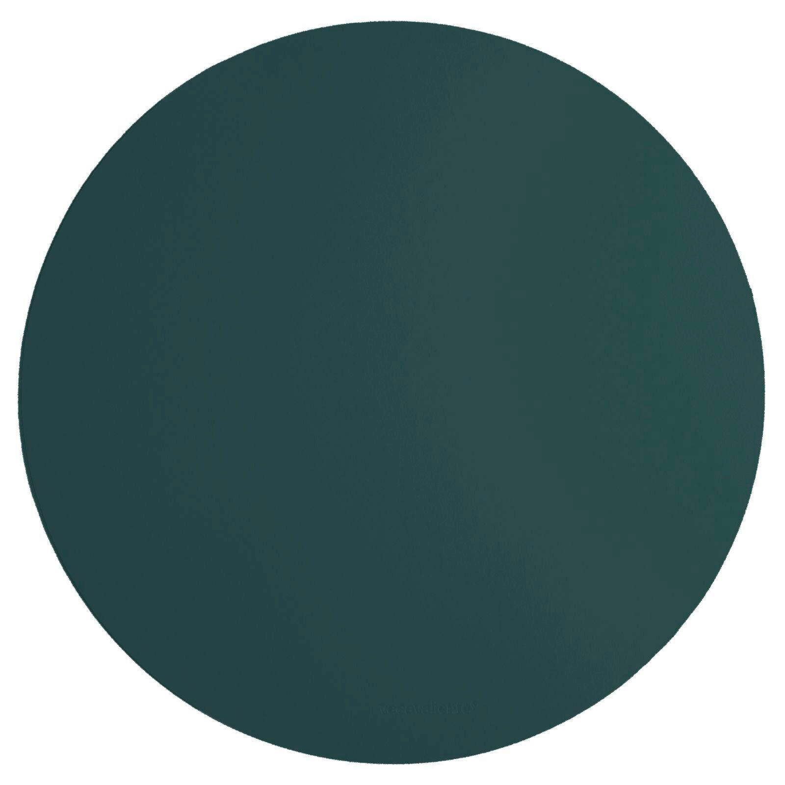 TISCHSET Leder Waldgrün  - Waldgrün, Basics, Leder (36/36/2cm)