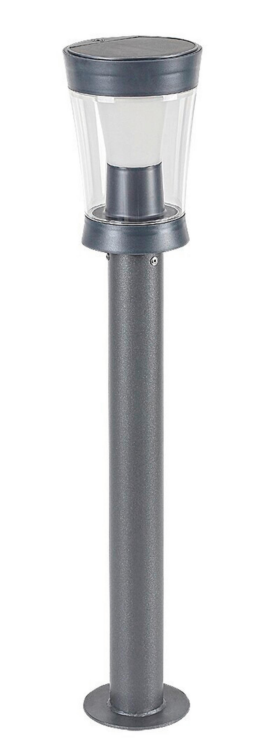 SOLARNA SVETILJKA - siva/prozirna, Osnovno, plastika (12/63cm)