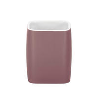 ZAHNPUTZBECHER Stein  - Beere, Basics, Stein (7,4/9,1/7,4cm) - Kleine Wolke