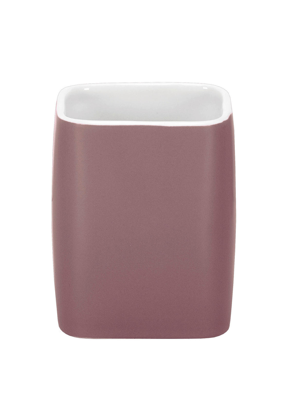 ZAHNPUTZBECHER Stein  - Beere, Basics, Stein (7,4/9,1/7,4cm) - Kleine Wolke